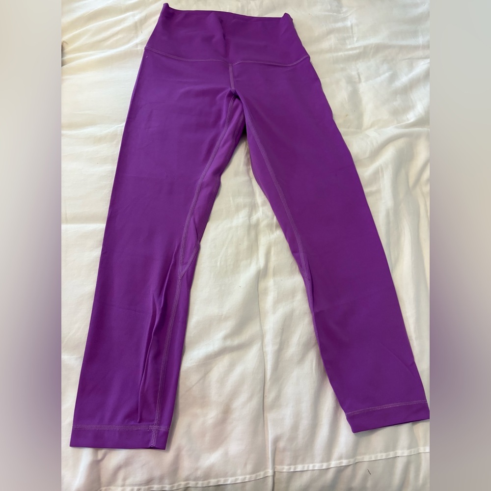 Lululemon High-Waist Purple Active Leggings
